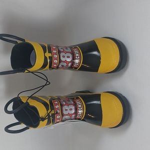 Western chief toddler boys fire waterproof Boots‎ yellow black size 5